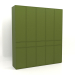 3D modeli Gardırop MW 03 boya (2500x580x2800, yeşil) - önizleme