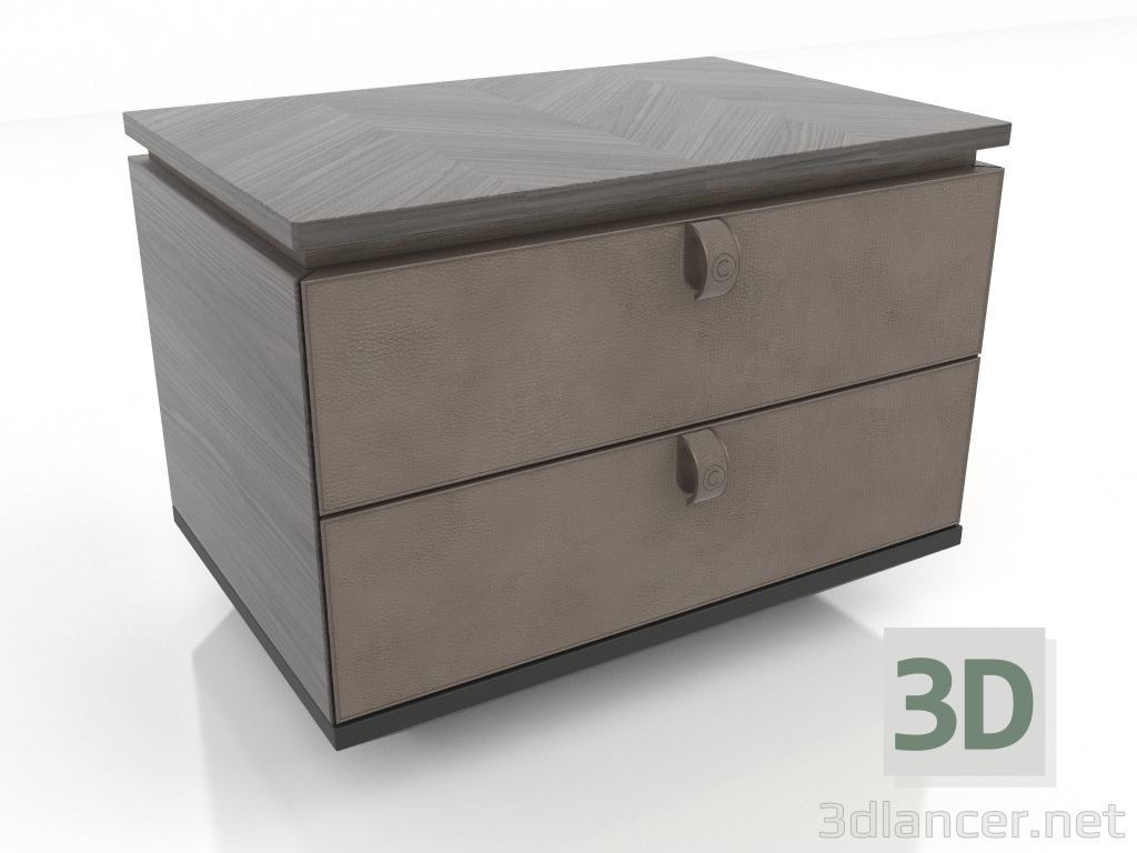 3 डी मॉडल बेडसाइड टेबल (D610) - पूर्वावलोकन