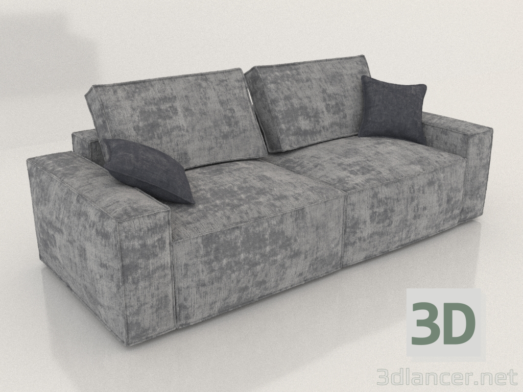 modello 3D Eurolibro divano soppalco - anteprima