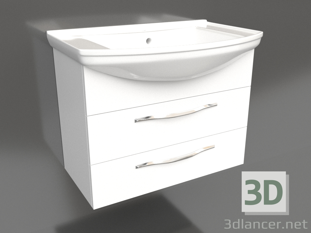 3D Modell Hängeschrank 75 cm (Agr.01.07-2) - Vorschau