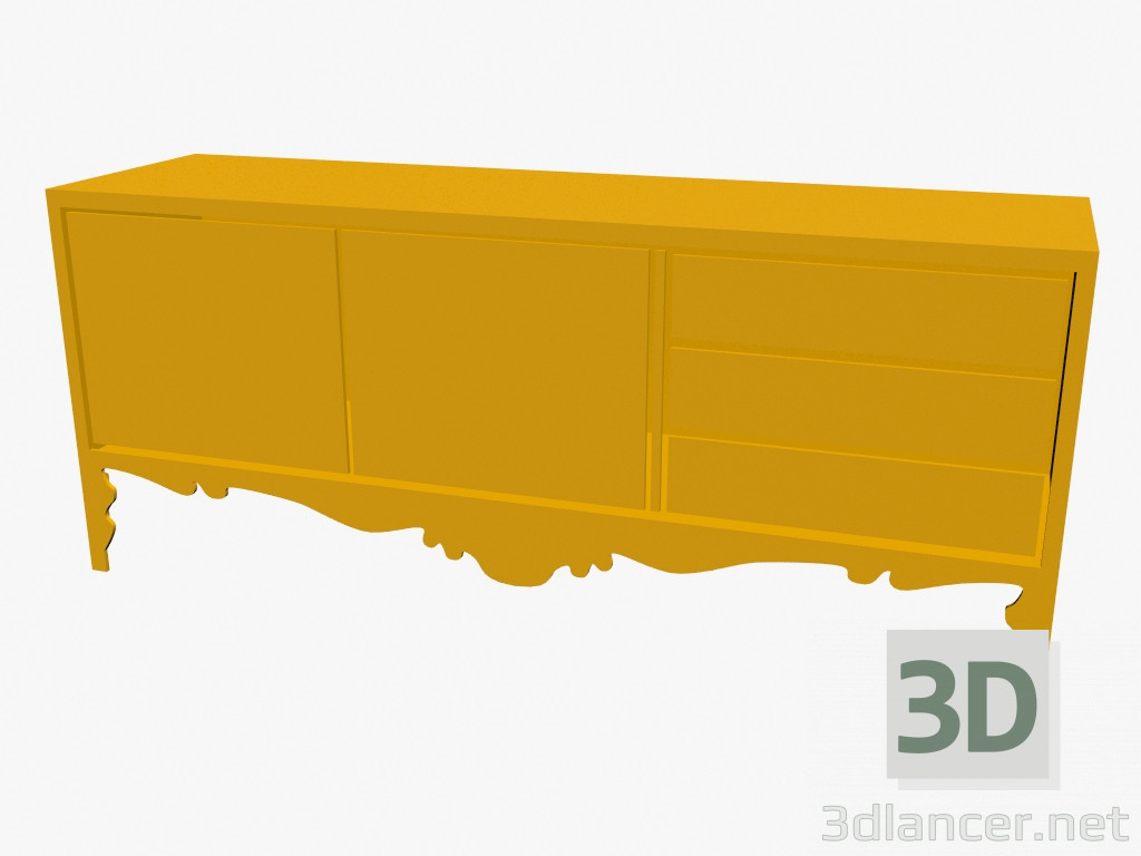 3 डी मॉडल Trollsta Sideboard - पूर्वावलोकन