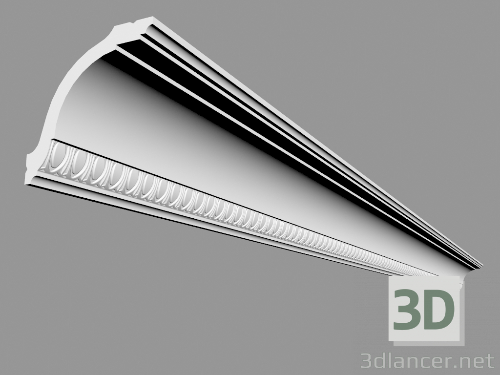 modèle 3D Corniche CX128 (200 x 9.4 x 9.4 cm) - preview