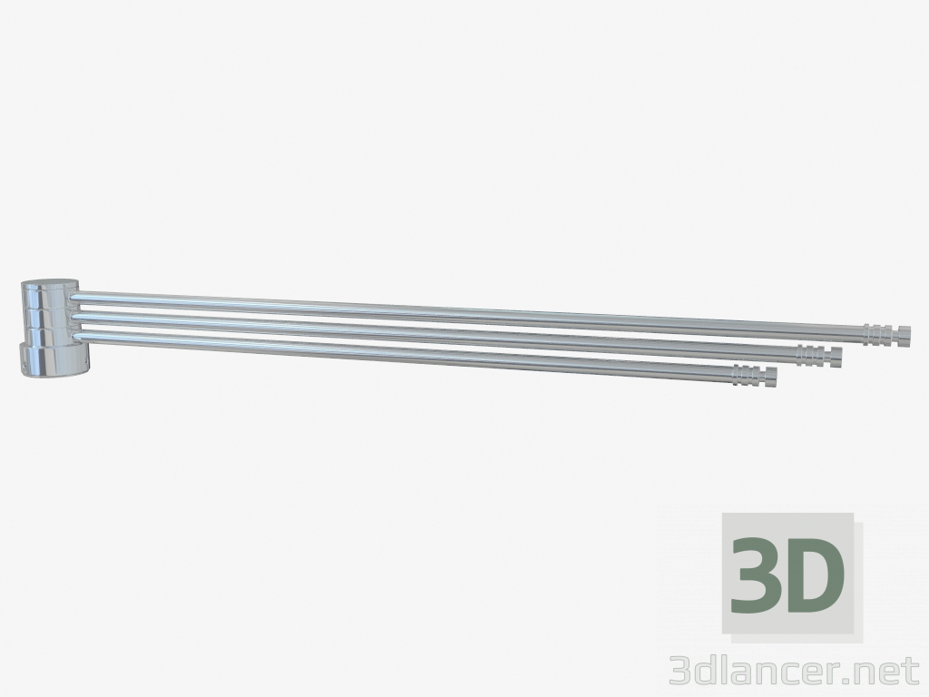 modèle 3D Cintre FAN (sur un sèche-serviettes électrique) - preview