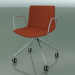 3D Modell Stuhl 0317 (4 Rollen, mit Armlehnen, LU1, mit abnehmbarer Lederausstattung, Bezug 3) - Vorschau
