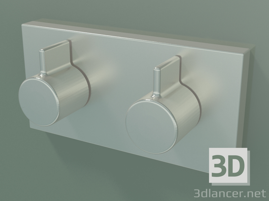 3d model Thermostatic water mixing valve with volume control (20 020 985-06) - preview