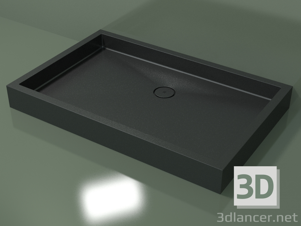 modèle 3D Receveur de douche Alto (30UA0132, Deep Nocturne C38, 140x90 cm) - preview
