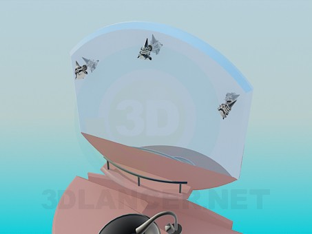 3d модель Мойдодыр с зеркалом – превью 3d модель Мойдодыр с зеркалом – превью