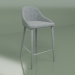 3d model Semi-bar chair Elizabeth (gray) - preview