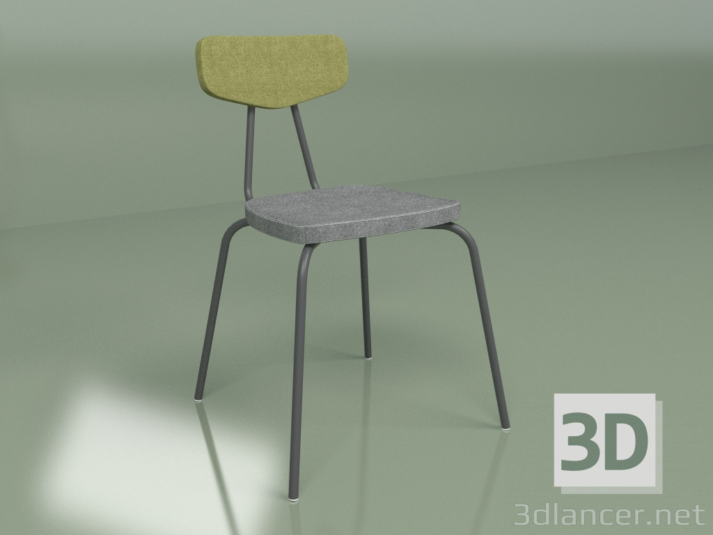 modèle 3D Chaise Pavesino 2 (vert) - preview