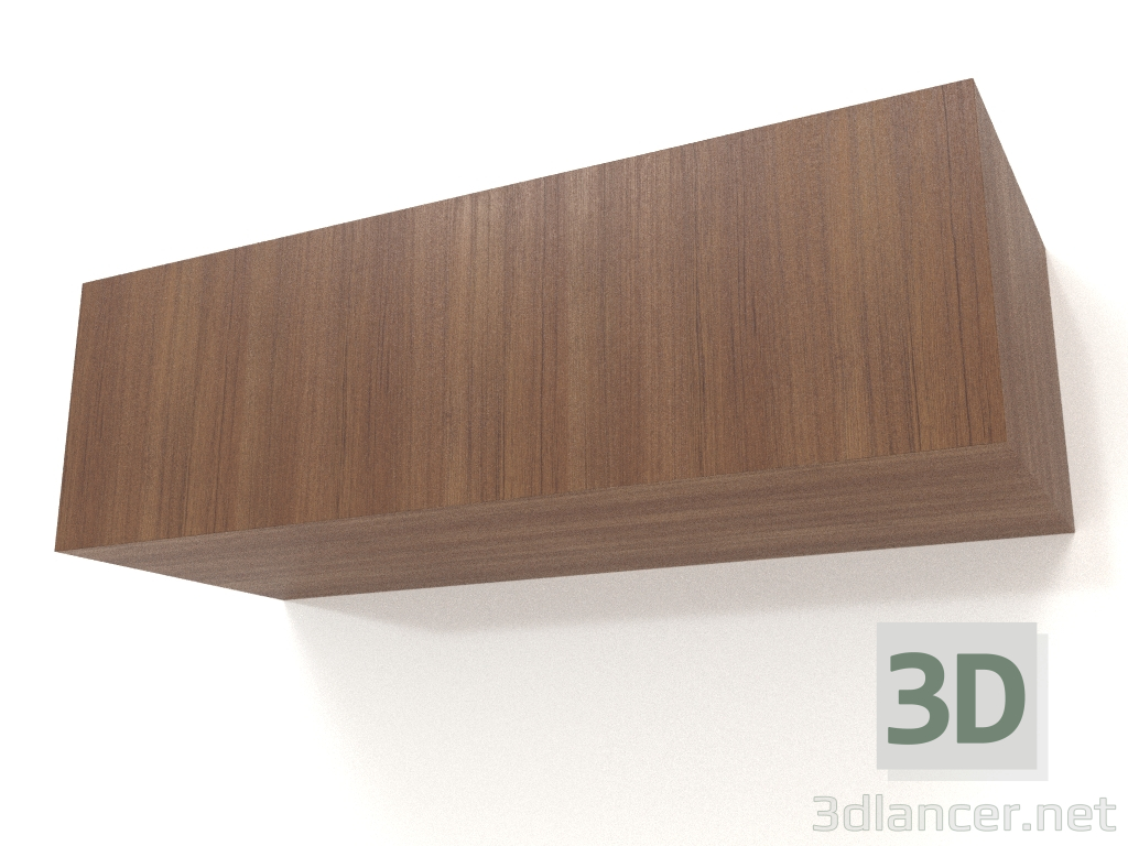 3 डी मॉडल हैंगिंग शेल्फ एसटी 06 (1 दरवाजा, 800x315x250, लकड़ी की भूरी रोशनी) - पूर्वावलोकन
