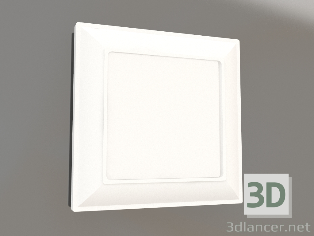 3D modeli Fiş (beyaz parlak) - önizleme