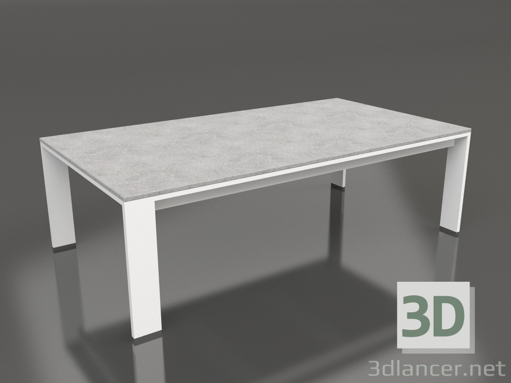 Modelo 3d Mesa lateral 45 (branca) - preview