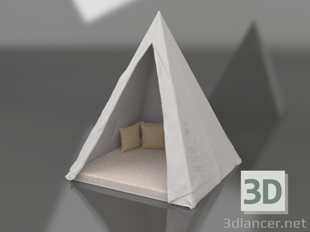 3D modeli Kızılderili çadırı - önizleme