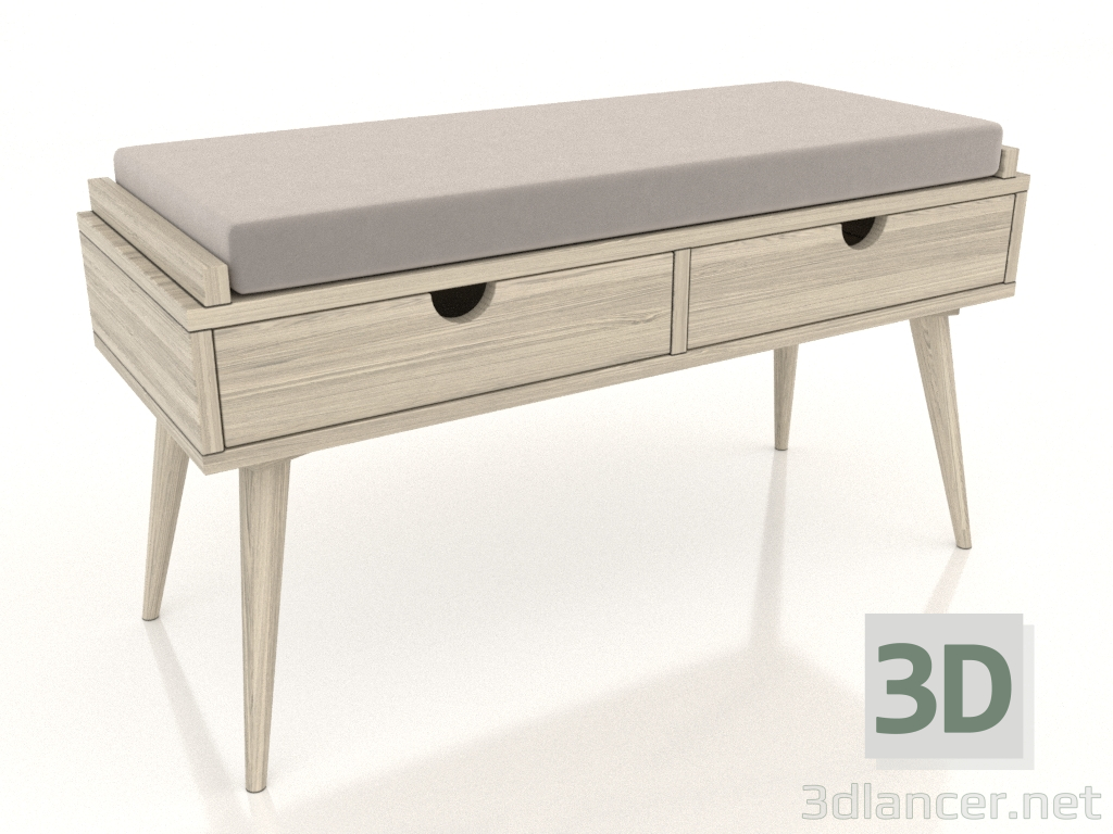 3d model Banquete (roble iluminado) - vista previa