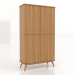 modello 3D Mobile 5 1000x450x1800 mm (rovere naturale) - anteprima
