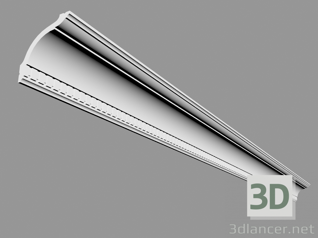 modèle 3D Corniche СХ129 (200 x 9.4 x 9.4 cm) - preview