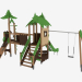 3d model Children's play complex (S1204) - preview