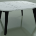 3d model Dining table (231, Marble, Black) - preview