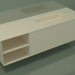3D modeli Çekmeceli ve bölmeli lavabo (06UC934D2, Bone C39, L 168, P 50, H 48 cm) - önizleme