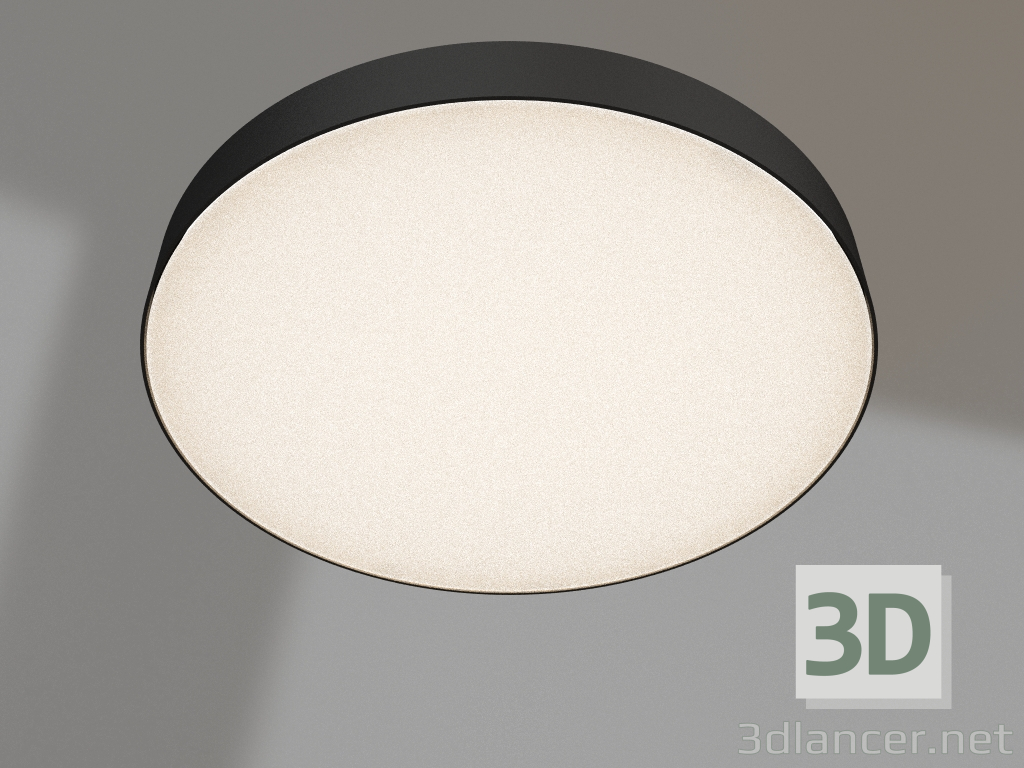 3D Modell Lampe SP-RONDO-R600-60W Day4000 (BK, 120 Grad, 230V) - Vorschau