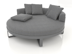 Lit lounge rond (Anthracite)
