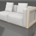 modello 3D Modulo divano, sezione 1 destra (Sabbia) - anteprima