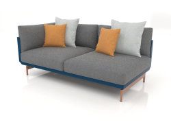 Módulo de sofá, seção 1 esquerda (cinza azul)