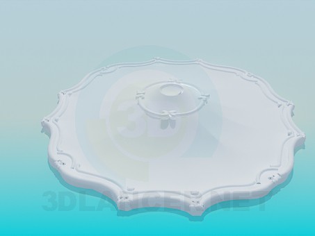 3d model Ceiling outlet - preview 3d model Ceiling outlet - preview