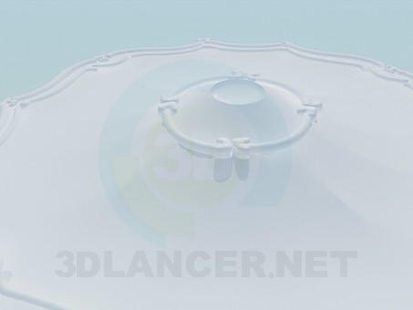 3d model Ceiling outlet - preview 3d model Ceiling outlet - preview
