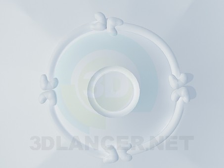 3d model Ceiling outlet - preview 3d model Ceiling outlet - preview