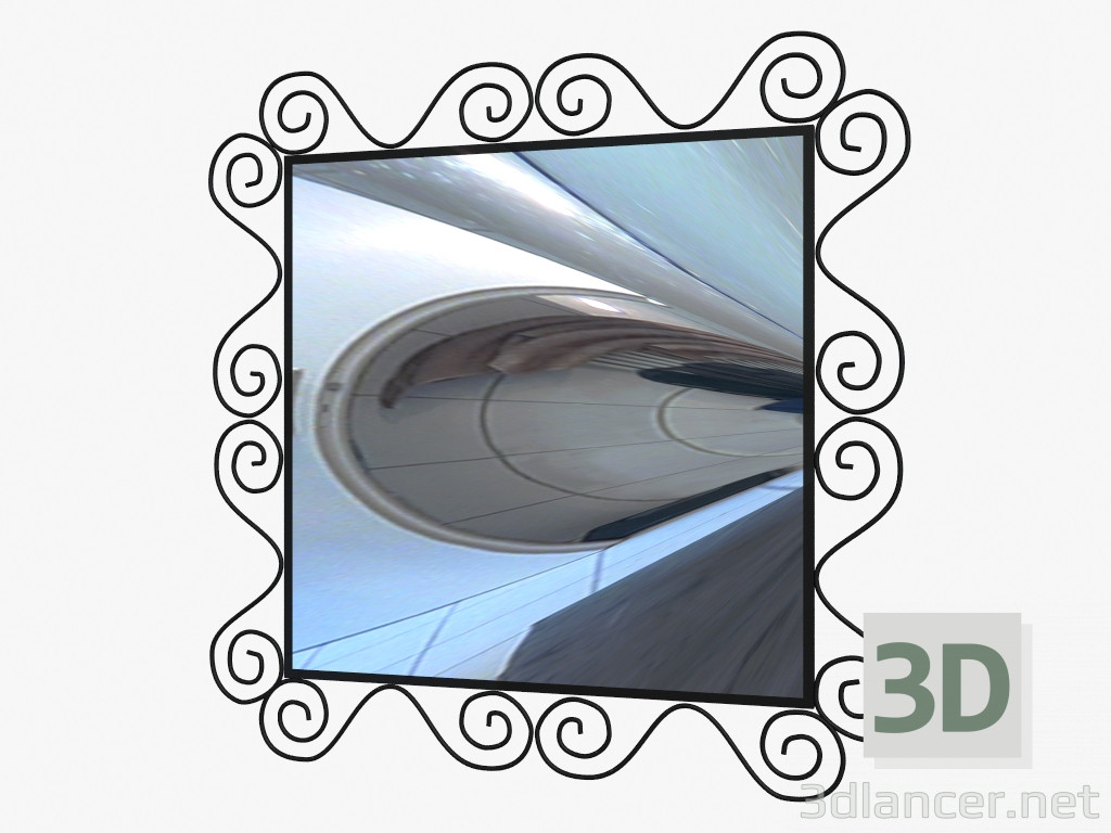 modello 3D Specchio Noresund - anteprima