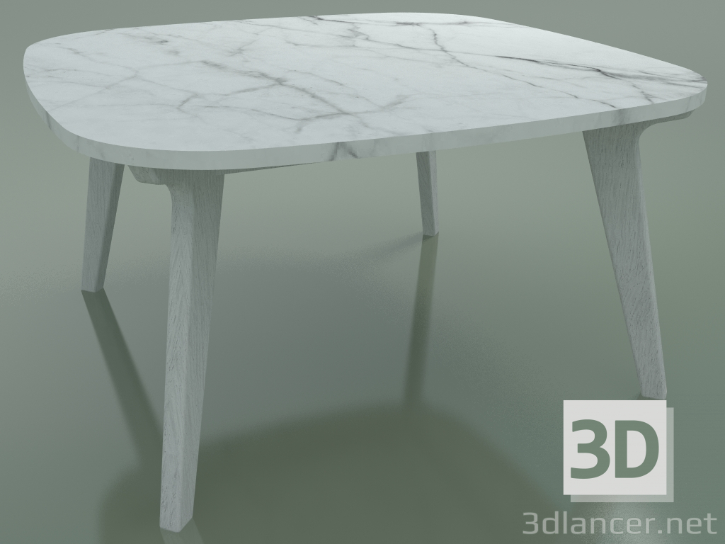 3D modeli Yemek masası (231, Mermer, Beyaz) - önizleme