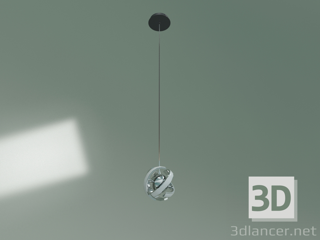3d model Suspended LED lamp Solo 90057-1 (chrome) - preview