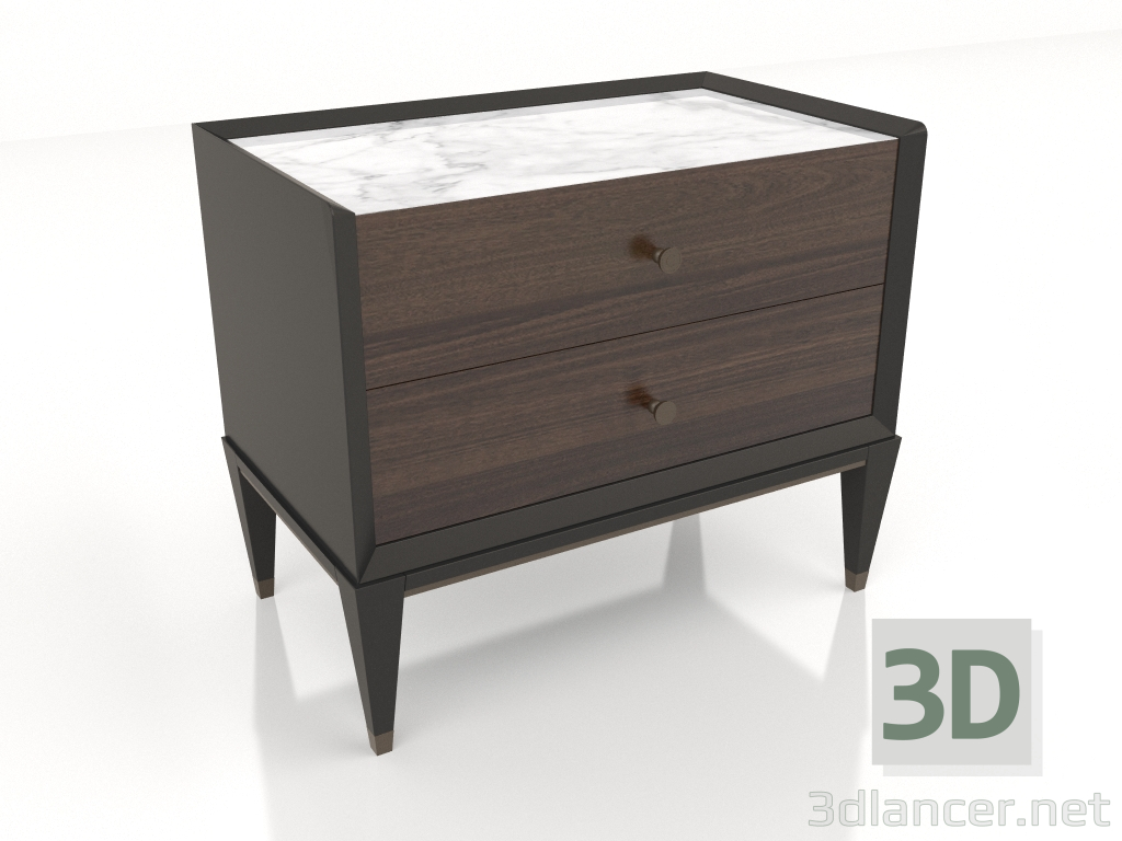 modèle 3D Table de chevet (E207) - preview