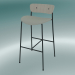 3d model Bar stool Pavilion (AV10, H 95cm, 50x52cm, Lacquered oak, Balder 612) - preview