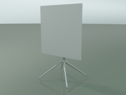 Quadratischer Tisch 5707, 5724 (H 74 - 69 x 69 cm, gefaltet, weiß, LU1)