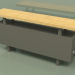 3D modeli Konvektör - Aura Bank (280x1000x186, RAL 7013) - önizleme
