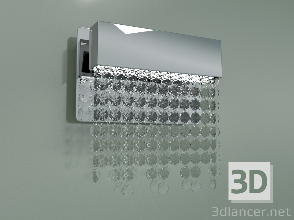 3D modeli Duvar lambası 90053-1 (krom) - önizleme