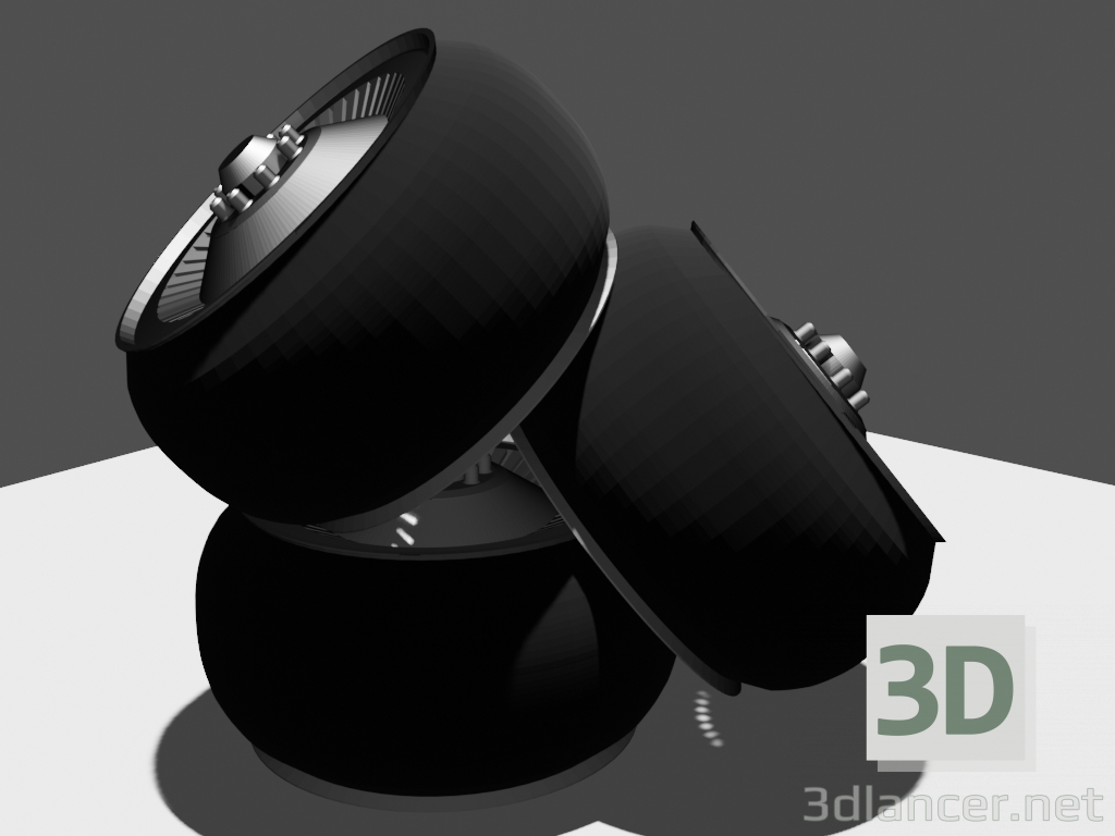 3d Disc with tire model buy - render