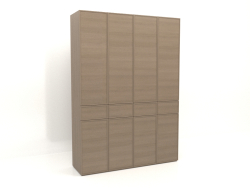 Wardrobe MW 03 wood (2000x580x2800, wood grey)