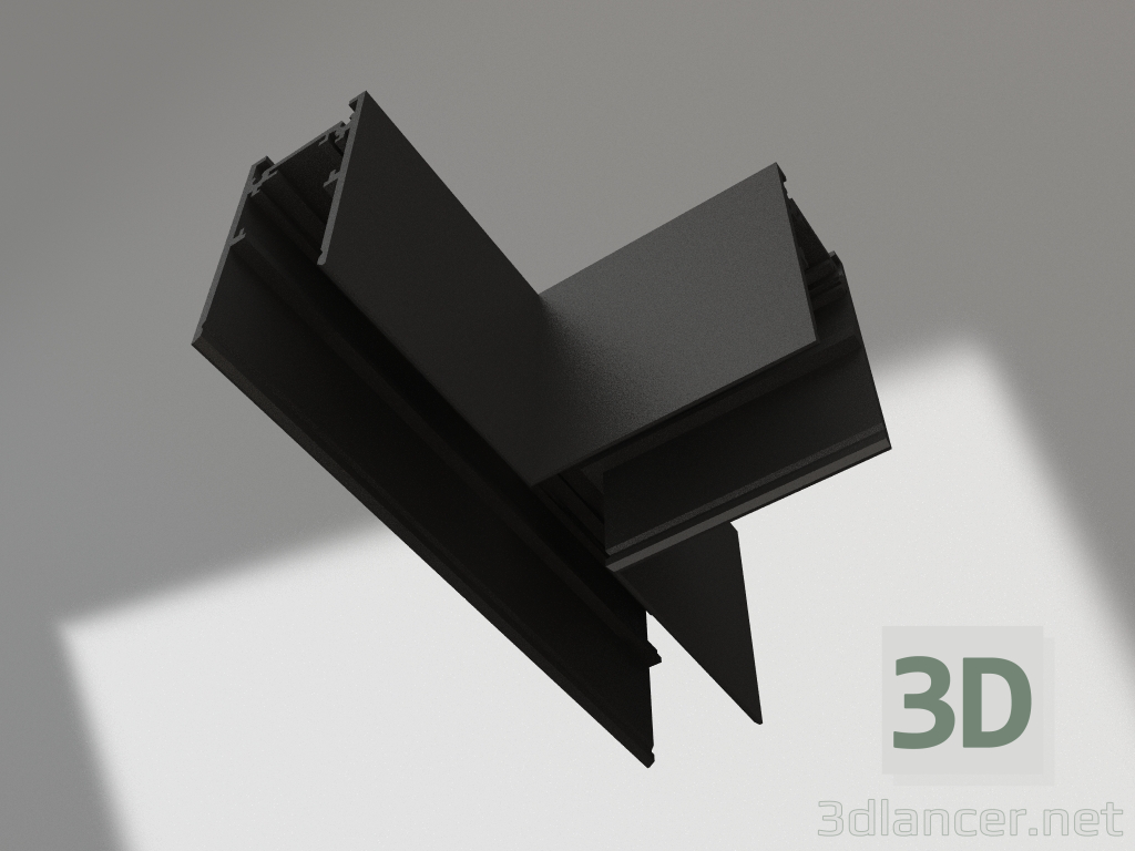 3D modeli Üçlü konnektör MAG-ORIENT-CON-2652-T90 (BK) - önizleme