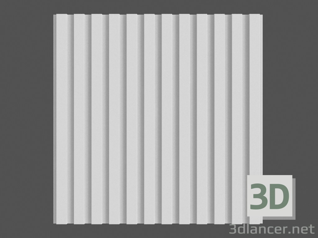 3D modeli 3B panel vektör - önizleme