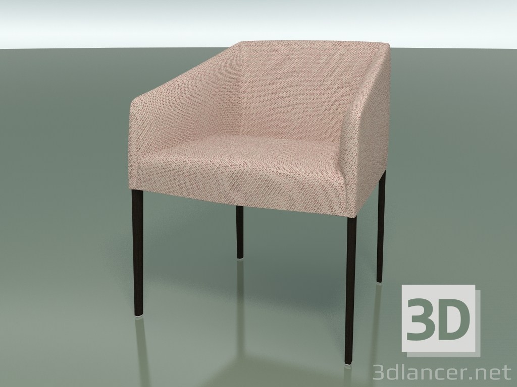 3d model Armchair 2703 (with fabric upholstery, Wenge) - preview