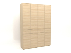 अलमारी मेगावाट 03 लकड़ी (2000x580x2800, लकड़ी सफेद)