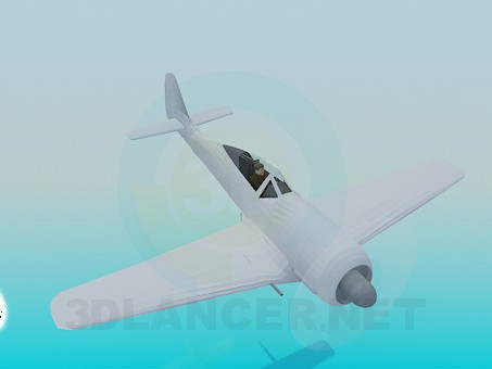 modèle 3D Focke Wulf FW190 A3 - preview