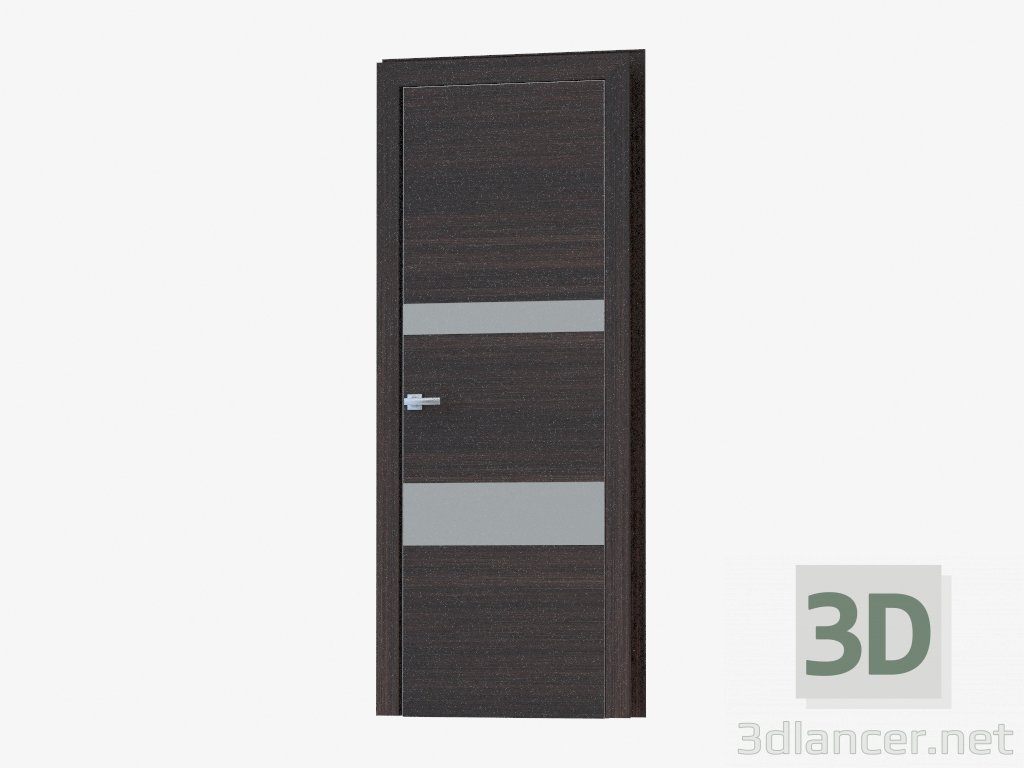 3 डी मॉडल इंटररूम दरवाजा (19.31 सिल्वर मैट) - पूर्वावलोकन