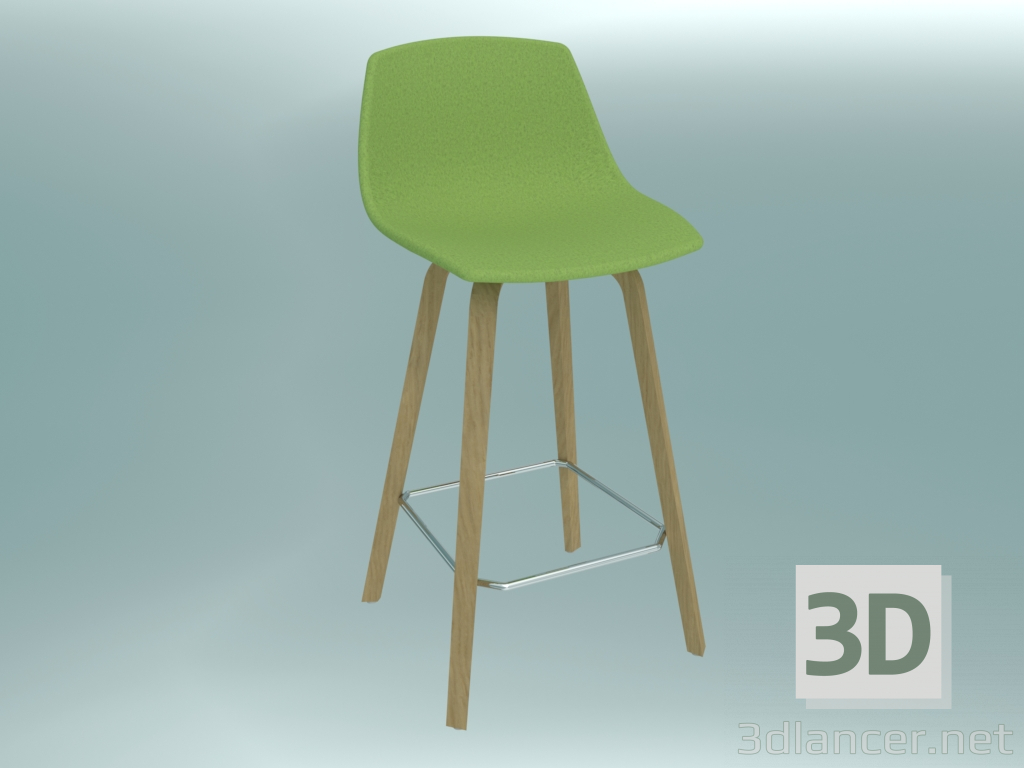 3D modeli Bar sandalyesi MIUNN (S105 H65 kumaş) - önizleme