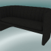 3d model Sofa double Loafer (SC25, H 75cm, 150x65cm, Velvet 11 stone) - preview