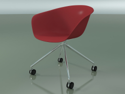 Chair 4207 (4 castors, PP0003)