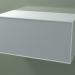 modello 3D Cassetto (8AUDCB03, Glacier White C01, HPL P03, L 96, P 50, H 48 cm) - anteprima